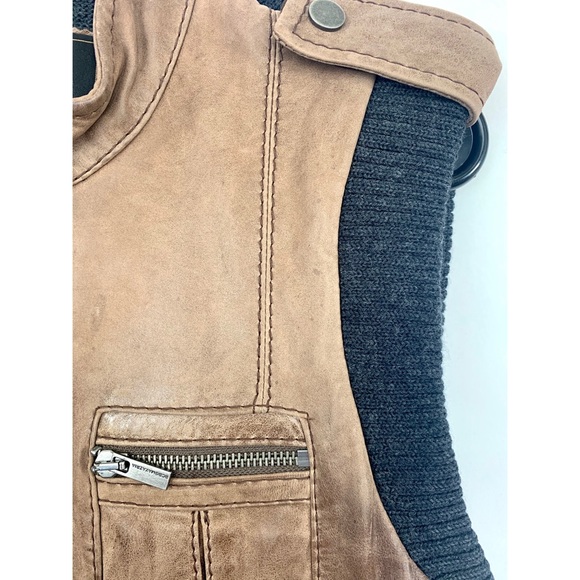 BCBG MaxAzria Leather Vest NWOT - Picture 2 of 7